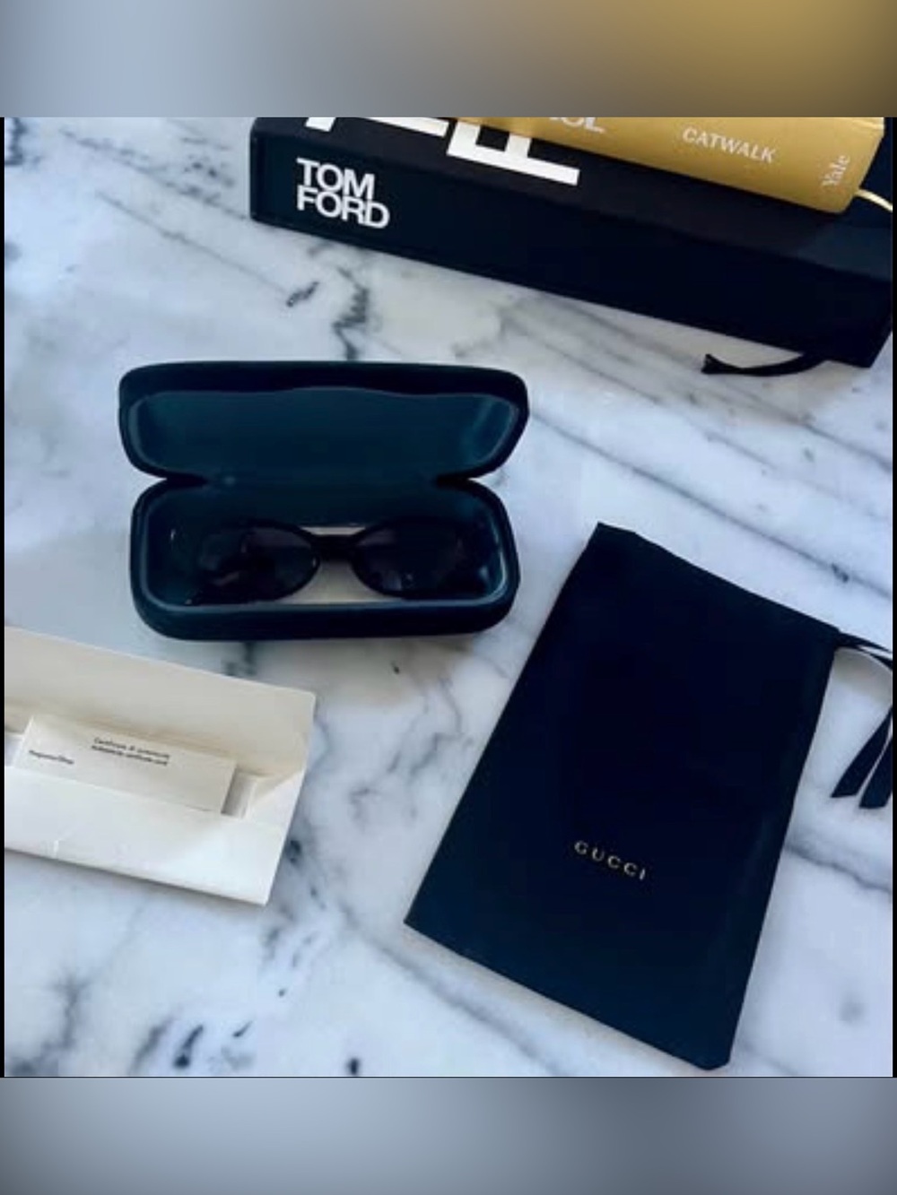 Gucci GG1680S Crystal Logo Sunglasses – New in Box